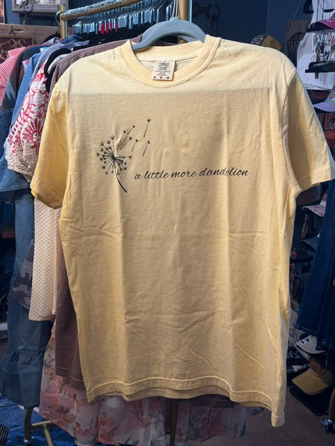 "a little more dandelion"