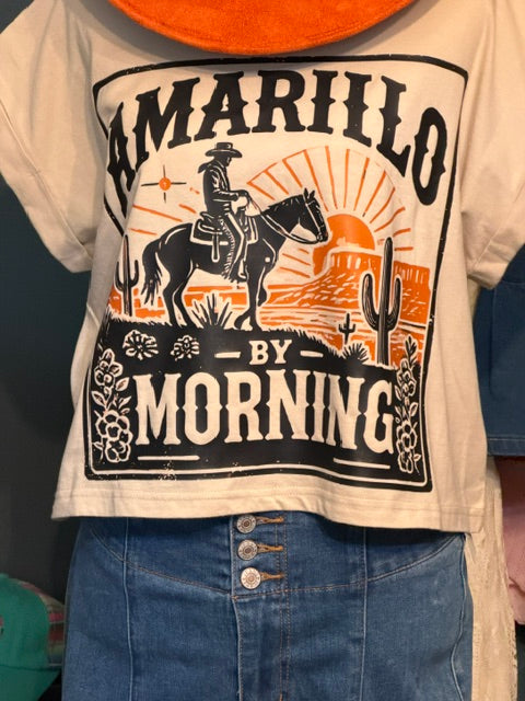 Amarillo By Morning Cropped Tee