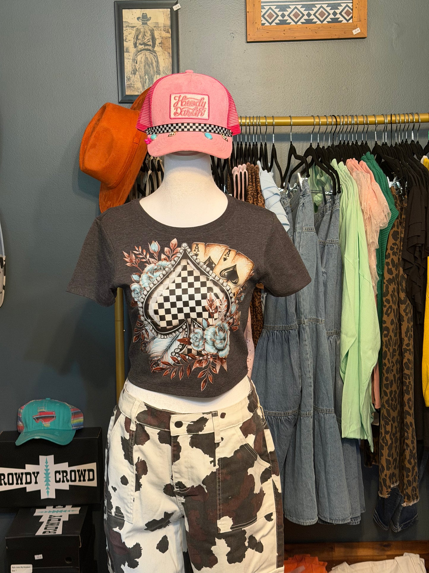 Ace of Spades Cropped Tee