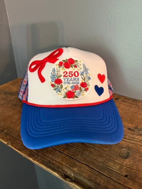 250 Years Bows & Stripes Trucker Hat