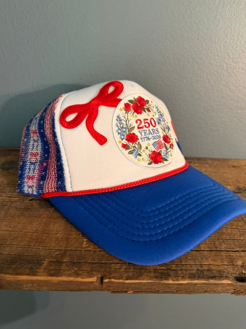 250 Years Bows & Stripes Trucker Hat