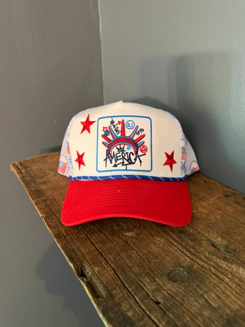 Lady Liberty Trucker Hat