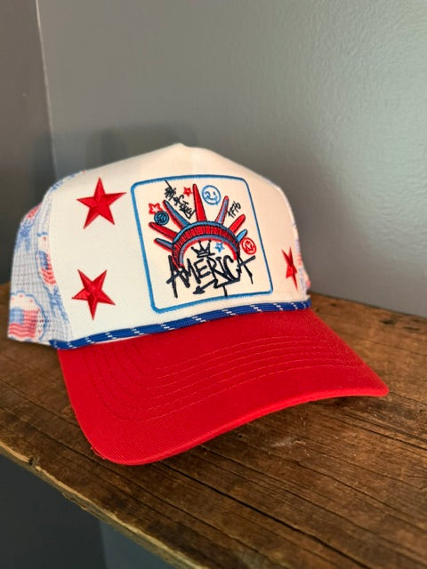 Lady Liberty Trucker Hat