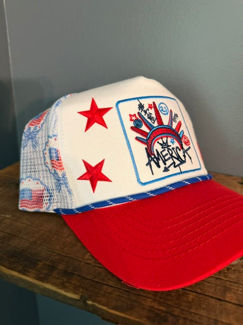 Lady Liberty Trucker Hat