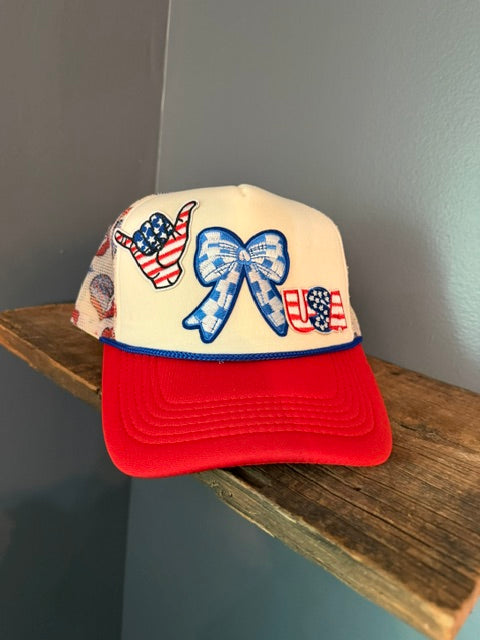 Rock On USA Trucker Hat