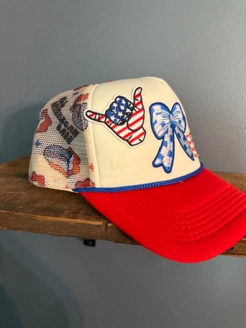 Rock On USA Trucker Hat