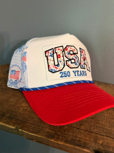 USA 250 Years Trucker Hat