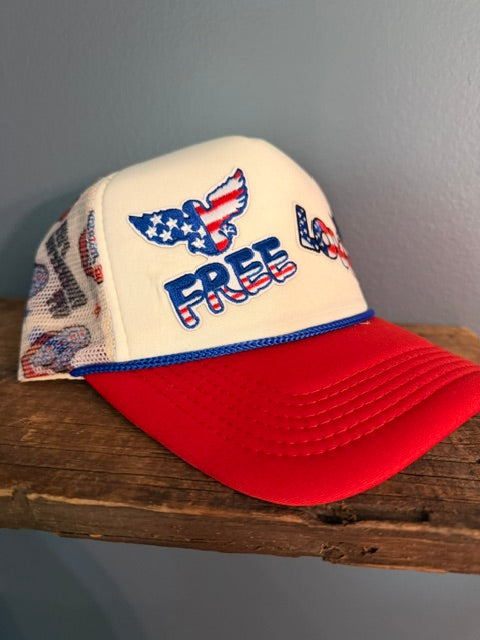 Free Love 4th of July Trucker Hat