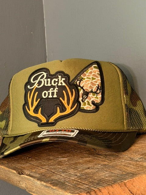 Buck Off OTTO Camo Trucker Hat