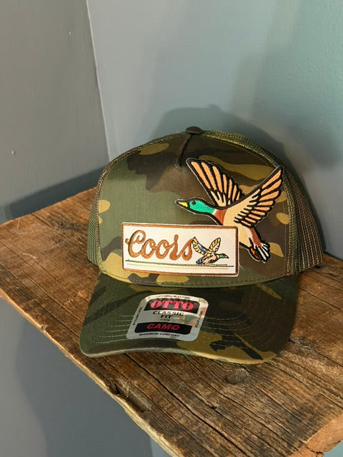 Coors Duck Hunt Camo OTTO Trucker Hat