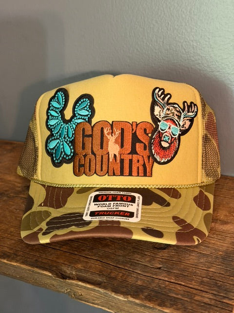 God's Country Buck Camo OTTO Trucker Hat