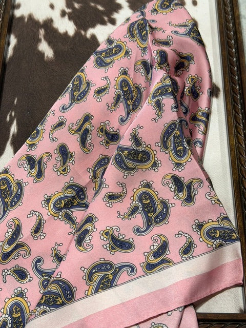 Pink Paisley Wild Rag