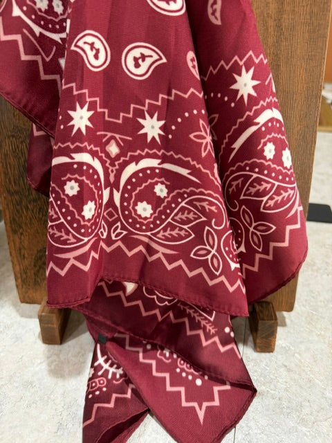 Maroon Wild Rag