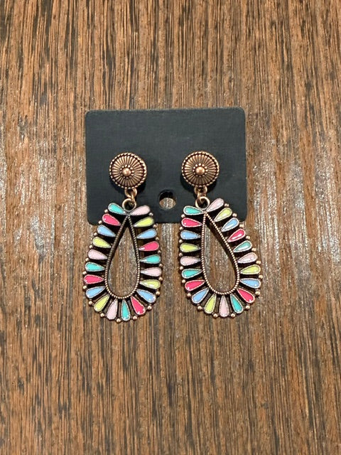 Multicolor Dangle Earrings