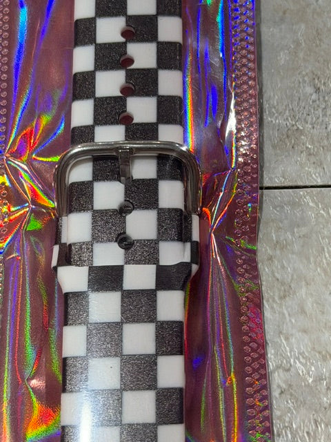 Checkered Watch Band