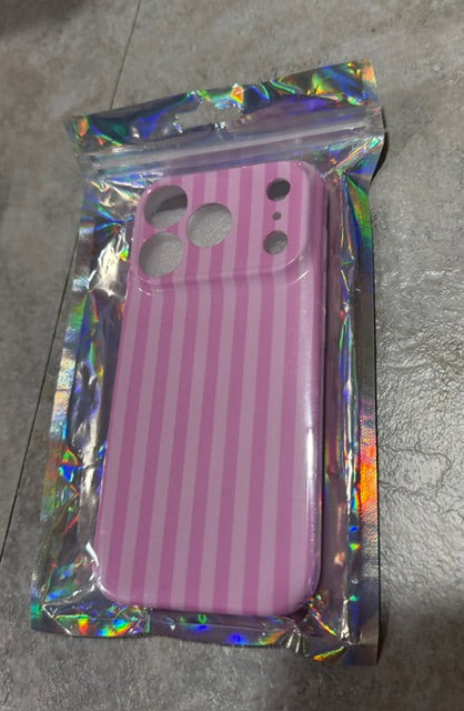 Pink Strip iPhone 17 Pro Case