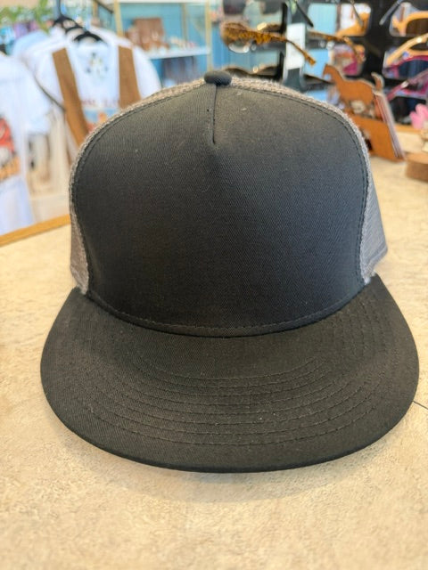 Youth Black/Grey Snapback Hat