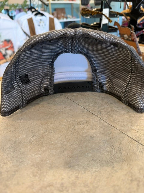 Charcoal Snapback Hat