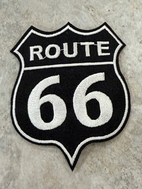 LARGE BLACKOUT RT 66 PATCH
