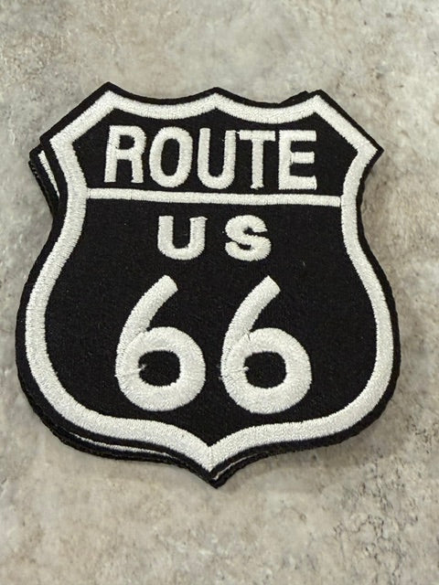 BLACK OUT ROUTE 66 PATCH