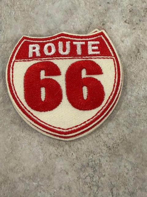 VINTAGE ROUTE 66 PATCH