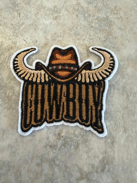 COWBOY HORNS PATCH