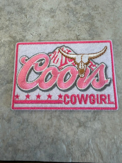 COORS COWGIRL PATCH