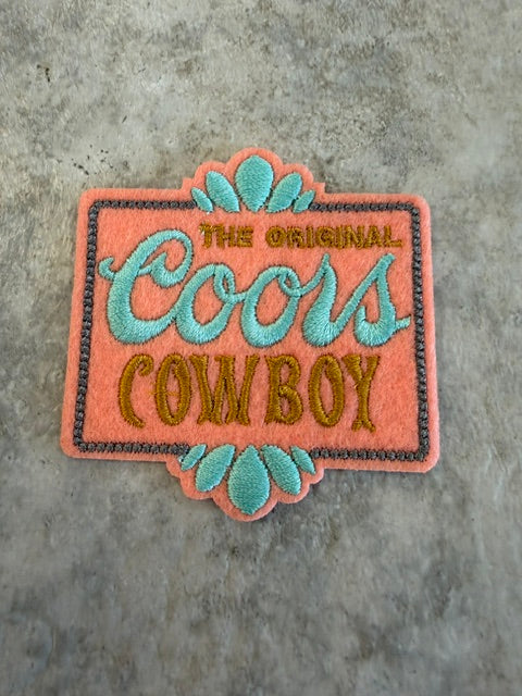 COORS COWBOY PATCH