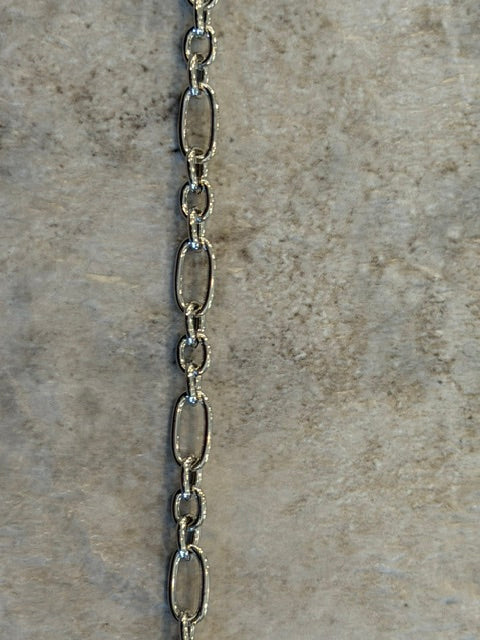 LARGE SILVER HAT CHAIN