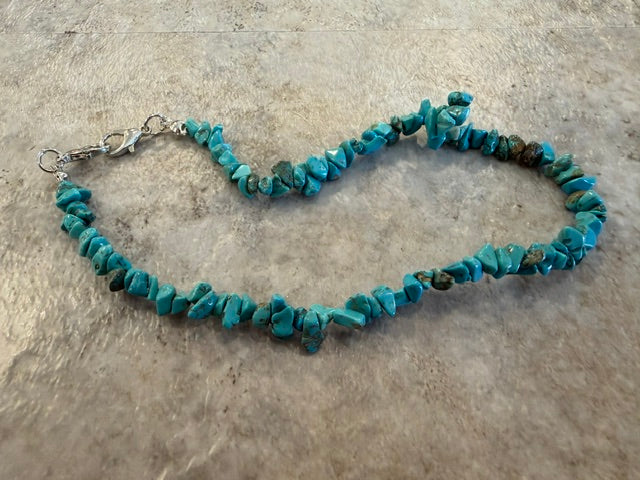 CHUNKY TURQUOISE HAT CHAIN