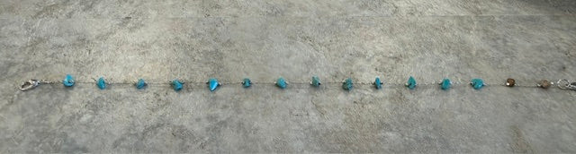 SPACED TURQUOISE HAT CHAIN