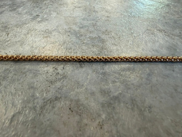 BRAIDED GOLD HAT CHAIN