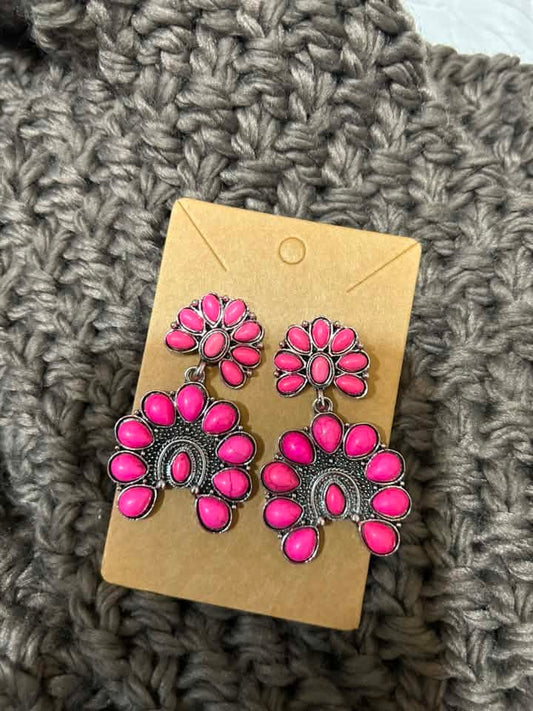 Pink Earrings