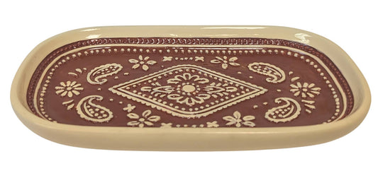 SAGEBRUSH RANGE RUSTIC PAISLEY TRAY