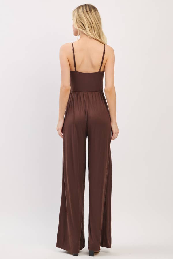 TWISTED DETAIL PALAZZO JUMPSUIT