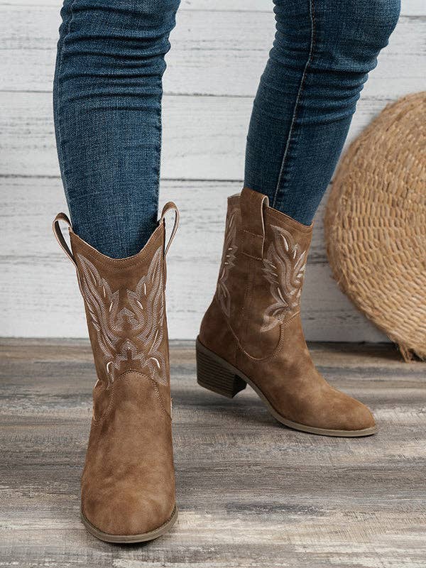 Embroidered Cowgirl Boots