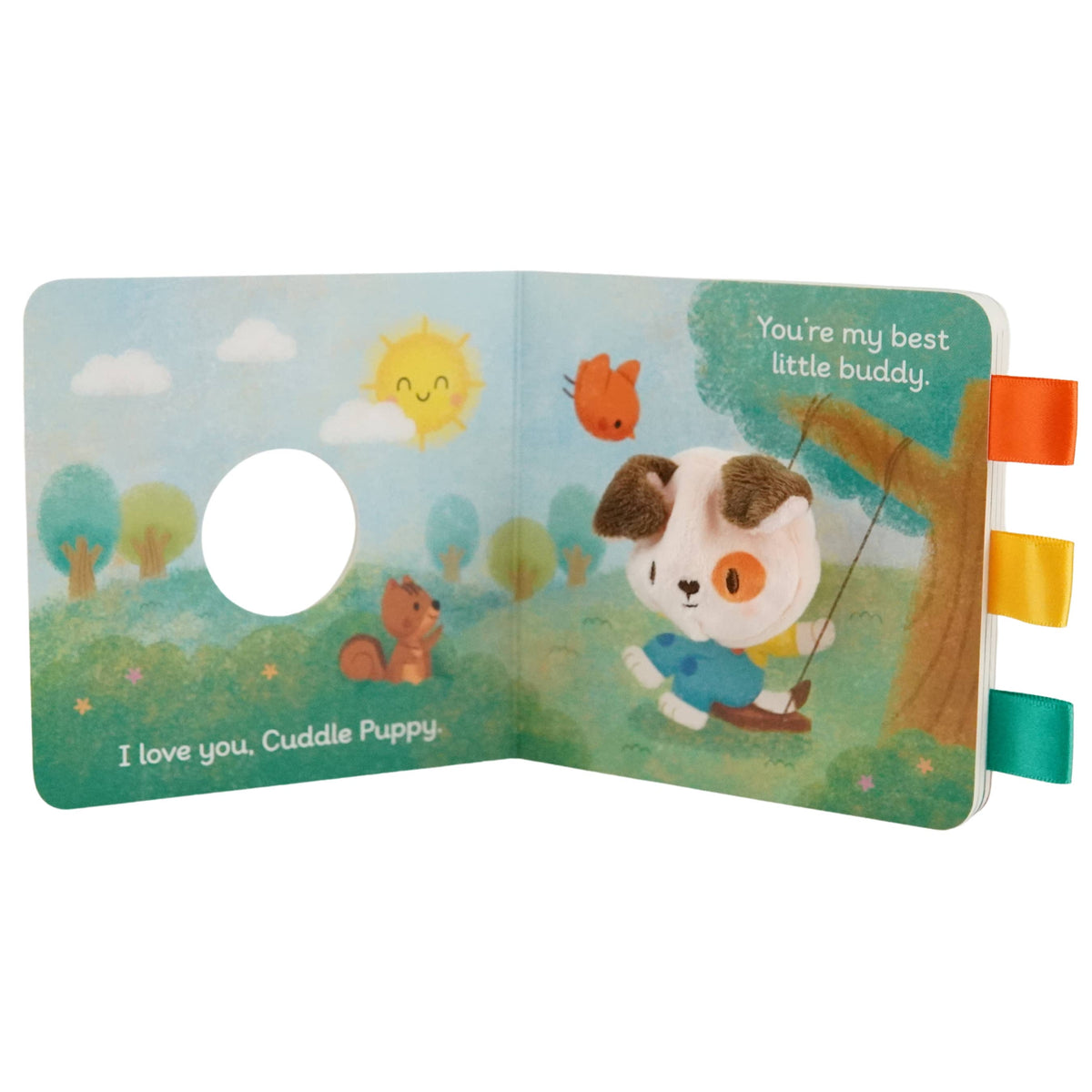 Cuddle Puppy Crinkle Puppet Book