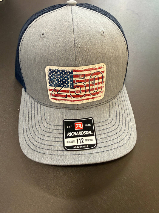 All-American 250 Celebration Patch Men's Richardson 112 Trucker Hat