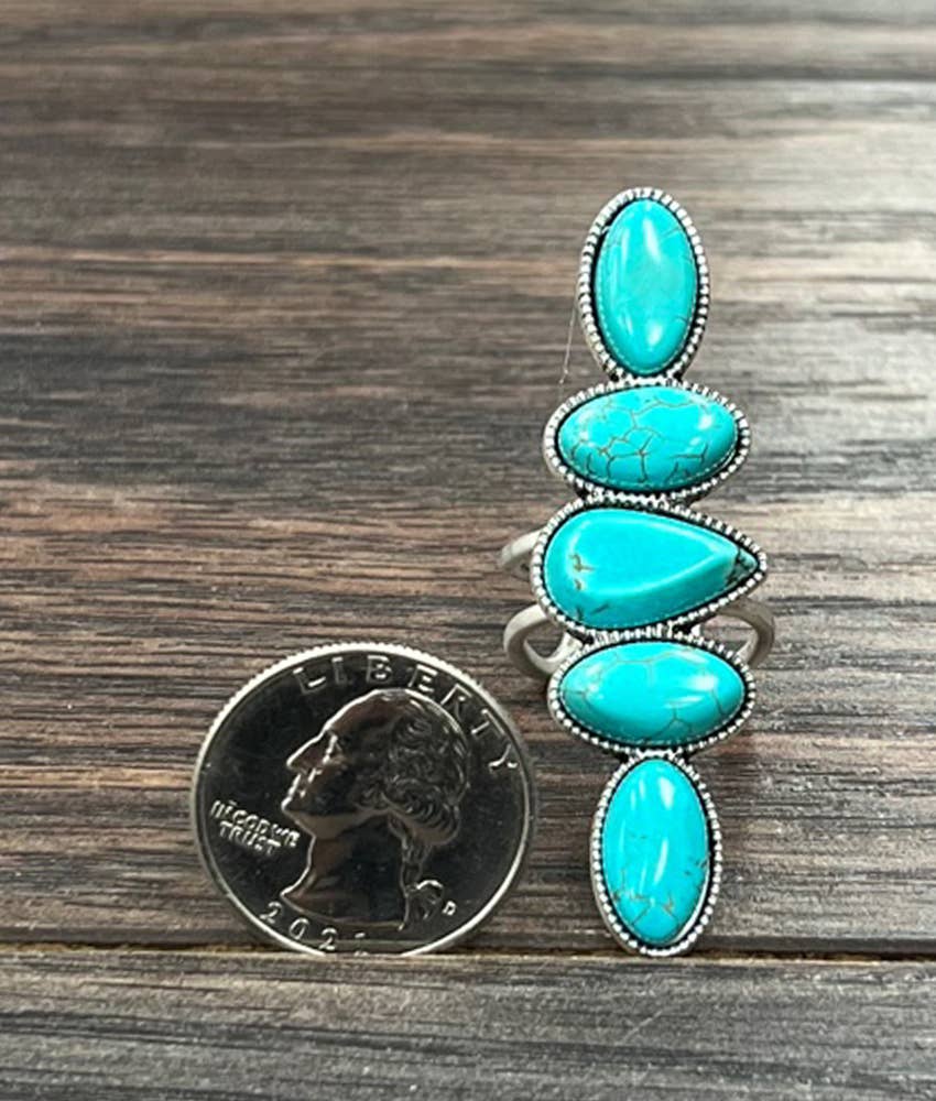 Stacked Turquoise Ring