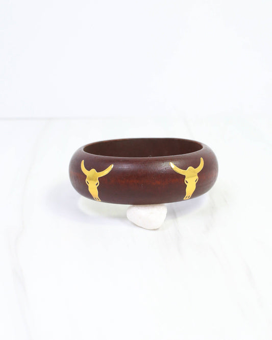 Agnes Bull Bangle Bracelet