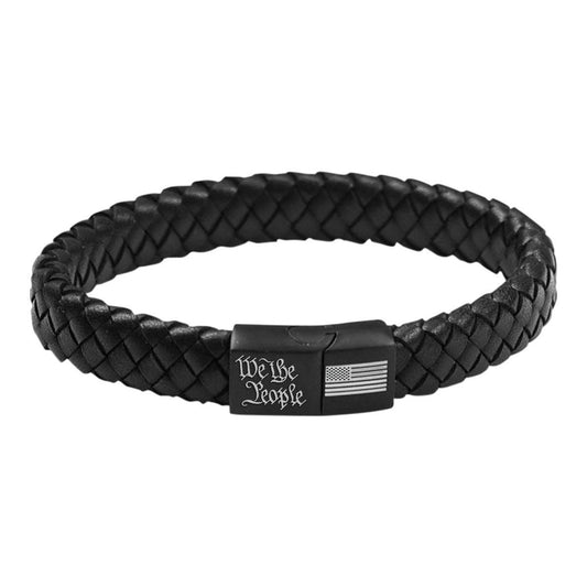 Men's Bracelet We The People Flag Braided