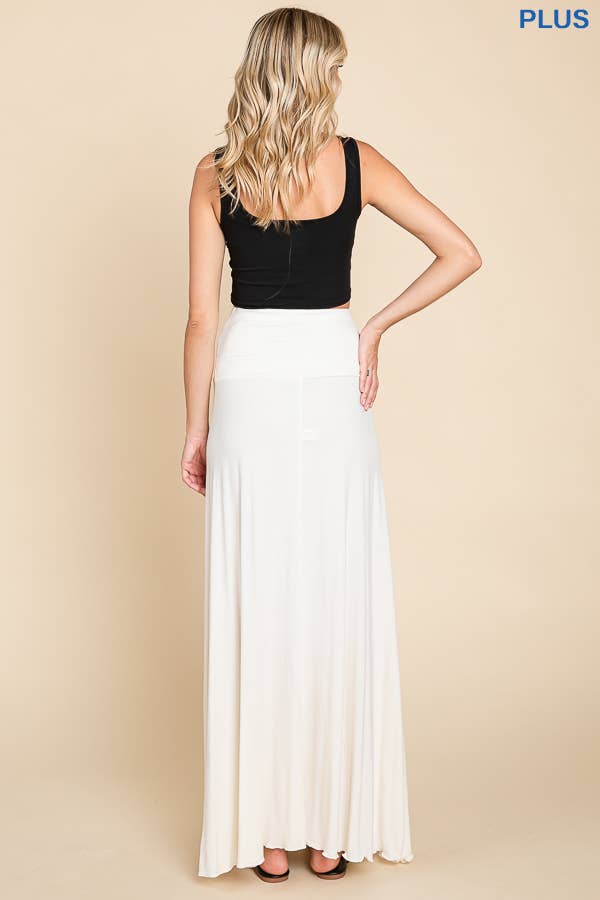 HIGH LOW PEEKABOO MAXI