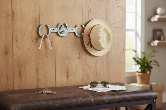 HORSE HORSESHOE HOOKS