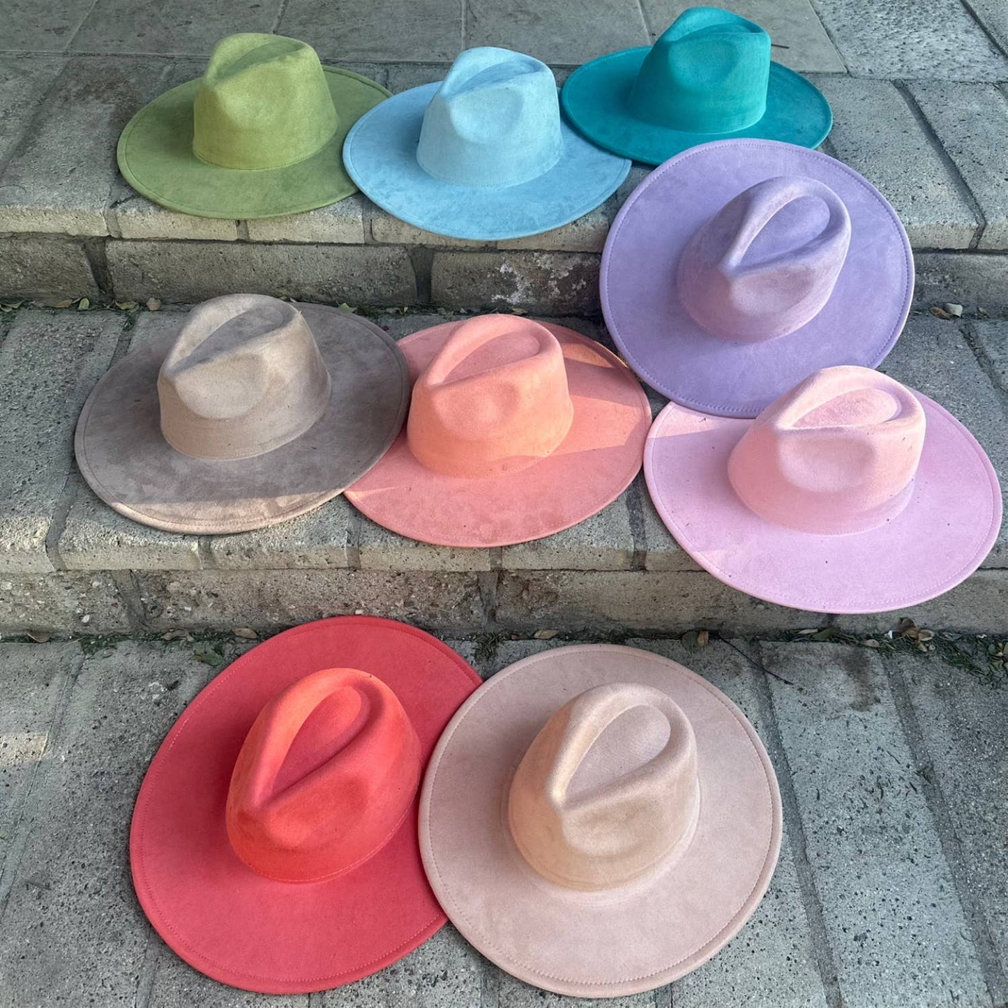 Classic Wide Brim Suede Premium Hat