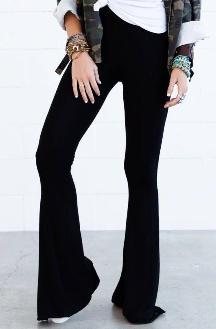 Cher Raw Edge Flare Pant