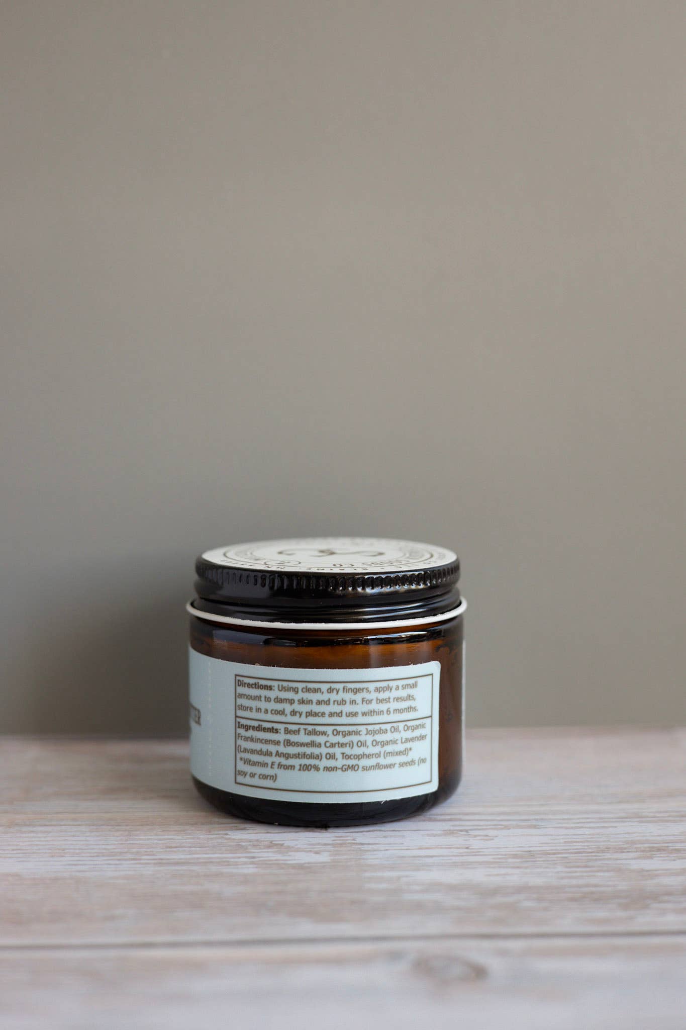 Frankincense + Lavender Tallow Butter | Whipped Tallow Balm: Small (2 oz volume)