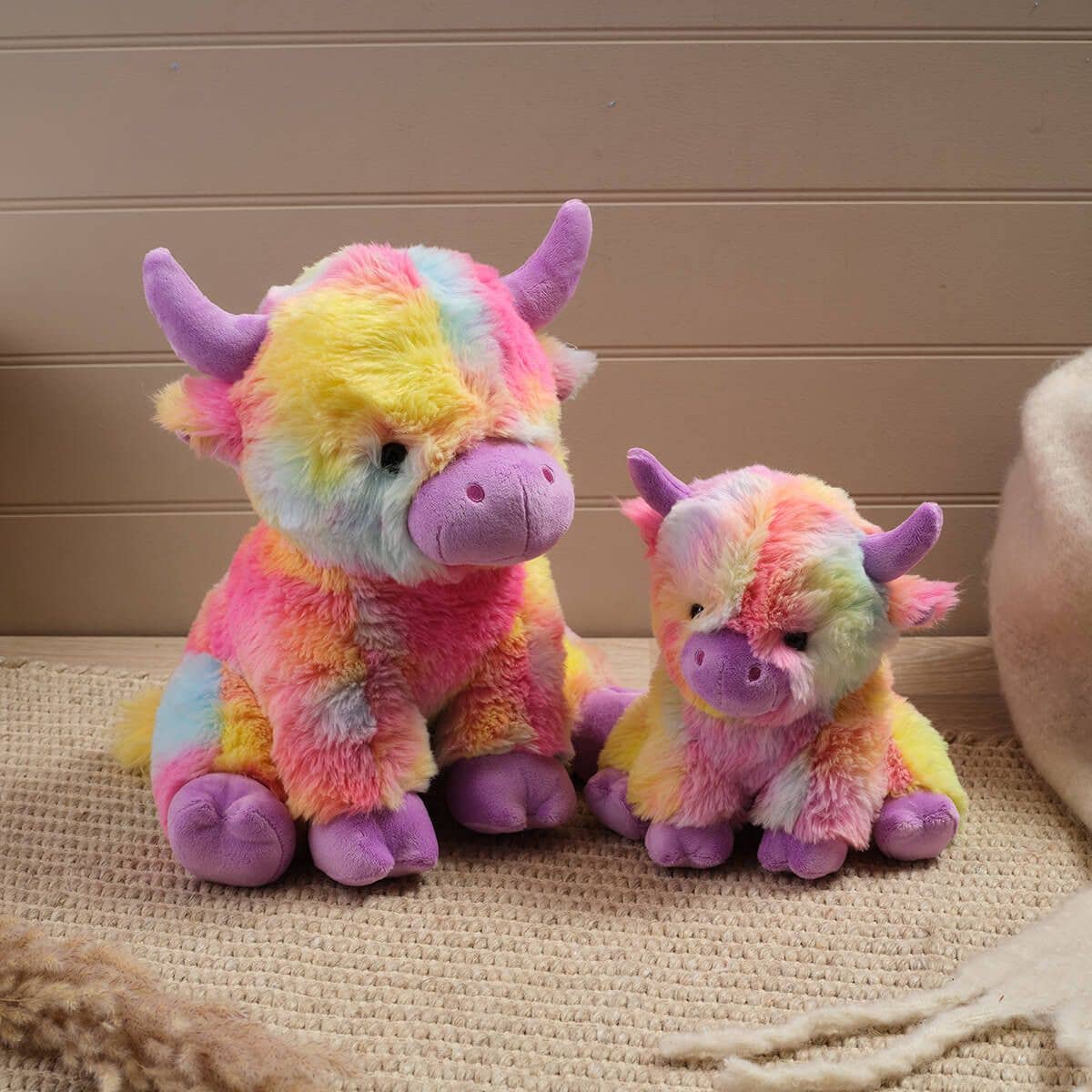 Rainbow Highland Cow