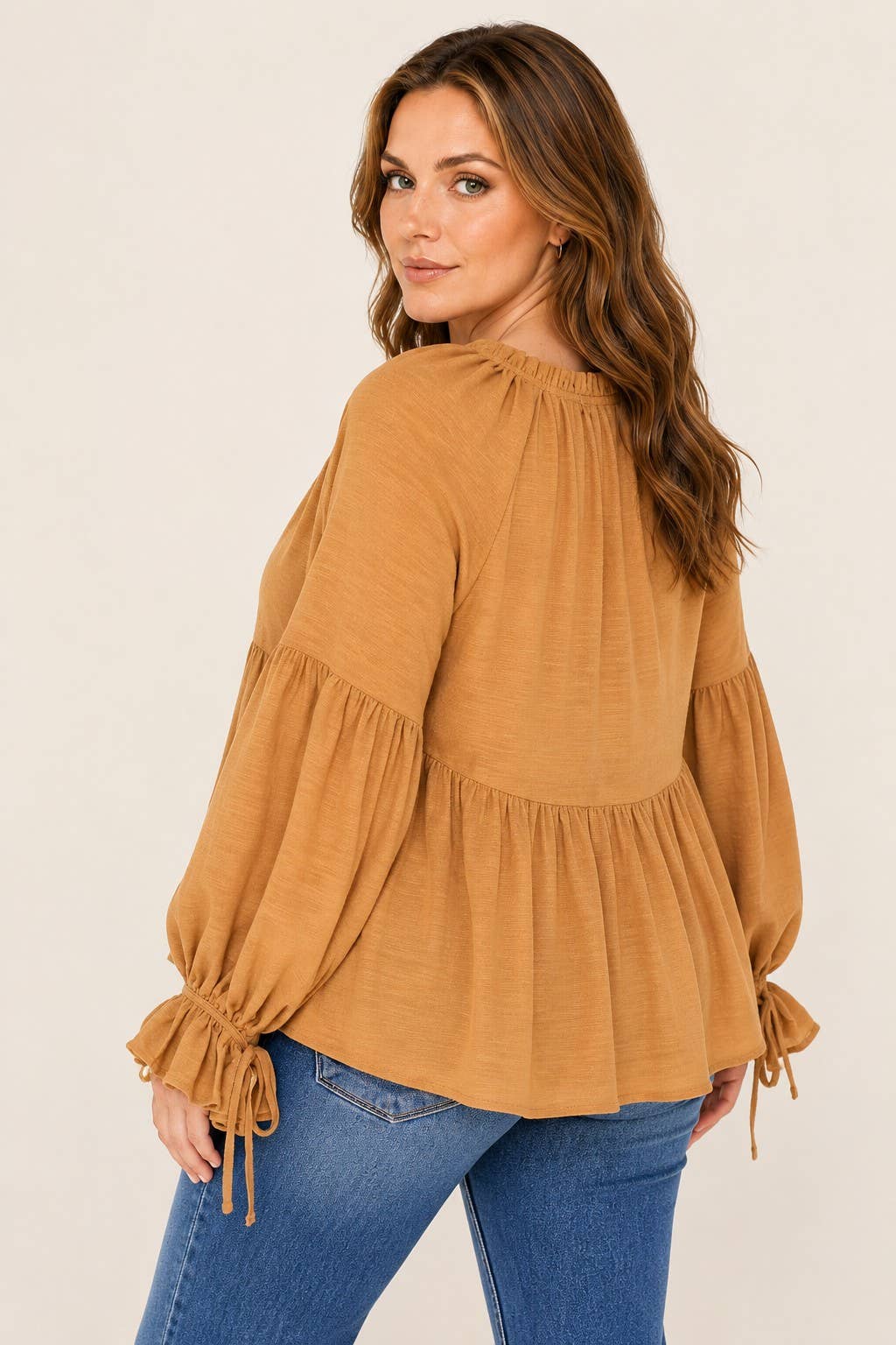 Curvy Babydoll Blouse