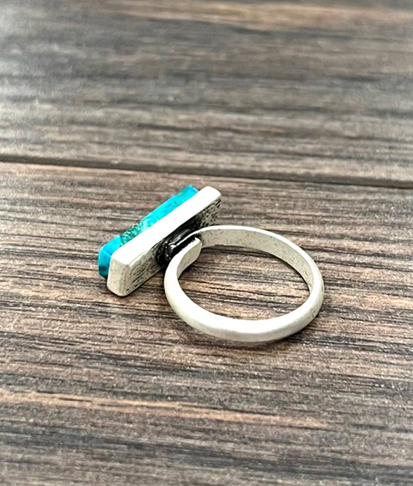 Bar Gemstone Ring