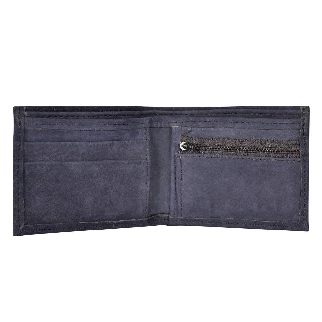 Leather Bifold Wallet: Brown